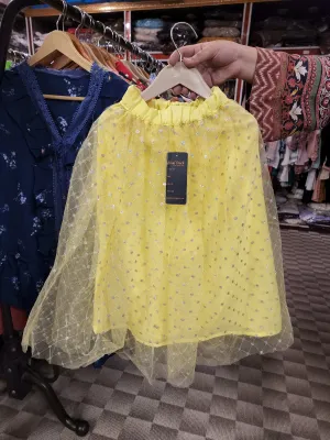 Yellow Kids Skirts